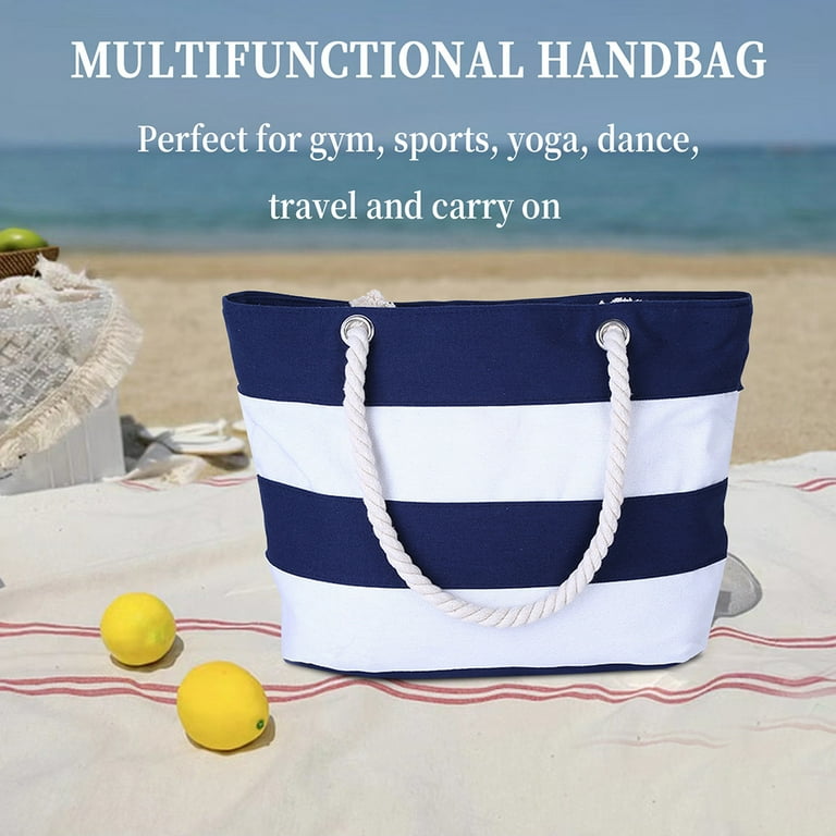 Walmart beach bag with zipper clearance