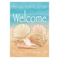thumbnail image 1 of Toland Home Garden 107073 Welcome Shells 28 x 40 Inch Decorative, (28" x 40"), Double Sided House Flag, 1 of 1