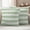 Sage Green, variant on Aqua Striped Outdoor Waterproof Pillow Covers, Rustic Farmhouse Stripes Decorative Square Throw Pillowcase Sofa Cushion Sham for Patio/Couch/Chair, 16"x16" 2 Pack