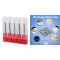 thumbnail image 2 of 5 Pcs 3mm Solid Carbide Endmills Endmill D3X8XD4X50L & 10 Pcs CNC Router Bits 1/8 Inch Spiral Upcut Router Bit, 2 of 10