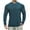 Green, variant on fatyb Mens Long Sleeve Thermal Tops Button Neck Casual T Shirts for Men Warm Solid Color Comfortable Tee