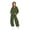 Q210 Green, variant on Angala 2 Piece Outfits For Girls Long Sleeve Cozy Hooded Sweatshirt With High Wwaist Pants With Back Pocket Set Girls Fall Season Wear Clothes