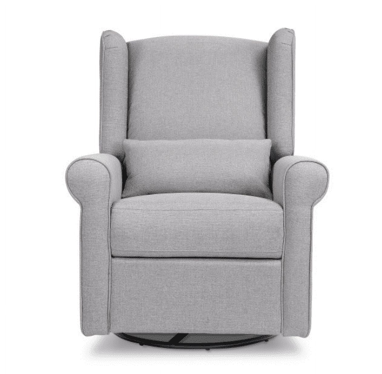 DaVinci Hayden Recliner and Swivel Glider in Misty Grey