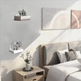 thumbnail image 5 of Estantería Flotante : Estantes Metálicos de Pared para Habitación, Dormitorio, Estantería Pequeña con Diseño (4 Unidades), 5 of 5