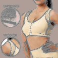 thumbnail image 2 of Sujetador de compresión posoperatorio Yuxing cierre frontal BLANCO 3XL, 2 of 3