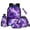 Galaxy Wolf, variant on Yuyamidu Galaxy Wolf Backpack Set for Girls 10-12 5th Grade School Bag 17 Inch Large Capacity Bookbag with Lunch Box, Water Bottle Sleeve, Pencil Case & Keychain, 5-Piece Back to School