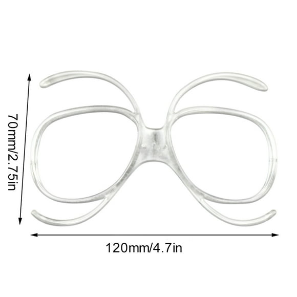 Marco interior de gafas de esquí, gafas de esquí Rx gafas de esquí graduadas Insertar gafas de esquí marco interior grado profesional