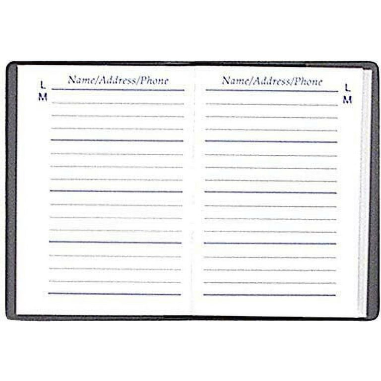 NOBRAND Mini Pocket Address Book, Wallet Size 2.25 x 3.25 Inches