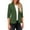 c01Green, variant on JGGSPWM Blazers for Women Solid Color Suit Jackets Dressy 3/4 Sleeve Blazer Business Casual Outfits for Work Red S