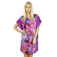 thumbnail image 1 of Bimba Kaftan en Polyester pour Femmes Couverture de Plage Courte Caftan Floral, 1 of 5