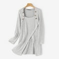 thumbnail image 3 of ZANZEA Womens Square Neck Long Sleeve Tops Slim Slit Hem Shirt Casual Party Ribbed Knitted Blouse, 3 of 10