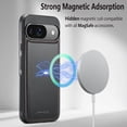 thumbnail image 3 of AQWAL-Case for Google Pixel 9/9 Pro 2024,Detachable Magnetic Wallet Case with RFID Blocking Card Cash Slot Cover Support Wireless Charging Functional Kickstand for Google 9/9 Pro (Black), 3 of 4