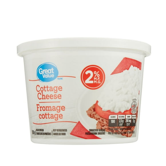 Great Value 2% Cottage Cheese, 500 g