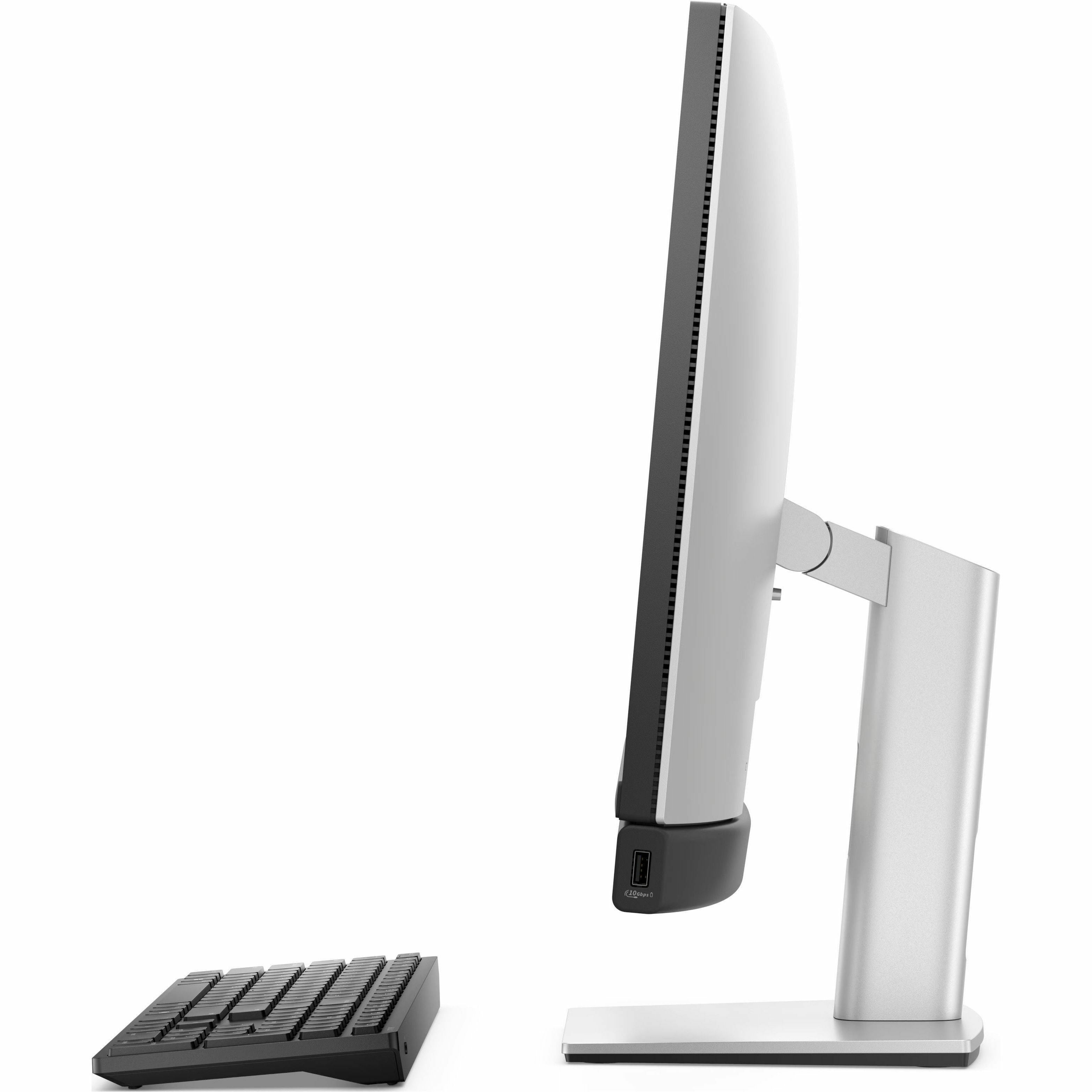 Dell Pro 24 QB24250 All-in-One Computer - Intel Core Ultra 7 265 - 16 GB - 256 GB PCI Express NVMe 4.0 SSD - 23.8" Full HD Touchscreen - Desktop - Silver - Intel Q870 Chip - 1920 x 1080 - Windows 1...