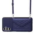 thumbnail image 2 of Nalacover Crossbody Wallet Case for Samsung A13 5G RFID Blocking Card Slot Holder, Magnetic Flip Folio Purse Case, PU Leather Envelope Design Handbag Women Girls for Samsung Galaxy A13 5G, Blue, 2 of 10