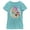 Tahiti Blue, variant on Girl's Nintendo Animal Crossing New Horizons Flower Magic Graphic Tee Tahiti Blue Large