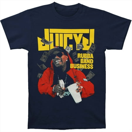 Juicy J Men's  Rubba Band T-shirt Navy