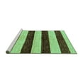 thumbnail image 2 of Ahgly Company Machine Washable Indoor Rectangle Abstract Turquoise Blue Modern Area Rugs, 6' x 9', 2 of 4