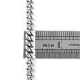thumbnail image 6 of 10K White Gold 6.50mm Solid Miami Cuban Link Necklace Box Clasp Chain 24 Inch, 6 of 7