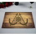 thumbnail image 2 of HATIART Roue d'Ancrage sur Set de Table en Bois 12x18 Pouces, Set de 2 Sets de Table, 2 of 2