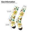 thumbnail image 2 of Fotbe Beautiful African Womens Calcetas Divertidas Estampadas para Hombre y Mujer, Calcetas de Algodón hasta la Rodilla para Caminar, Correr, Enfermería y Embarazo, 2 of 6