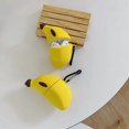 thumbnail image 3 of Case for Airpods 1&2 , Cute and Fun Simulation Banana Soft Silicone Non-Slip Anti-Fall with Keychain for Women Girls Teens, 3 of 4