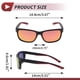 thumbnail image 4 of 1 Set Gafas de Motocicleta Tri-Acetato de Celulosa PC Gafas de Sol para Deportes al Aire Libre para Motocross, Moto de Tierra, ATV Lente Roja Marco Negro y Rojo, 4 of 6