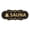 Black Gold, variant on Signs ByLITA Designer Sauna Sign (Red) - Large