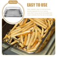 thumbnail image 3 of 1juego Cesta De Freír De Acero Inoxidable Con Bandeja Escurridora Para Freidora De Aire Para Papas Fritas Verduras Y Carnes Herramienta De Cocina Y Fácil De Usar, 3 of 9