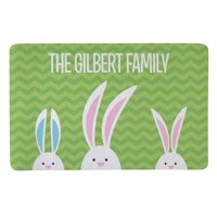 Personalized Peek-a-boo Bunnies Doormat - 24x36-Available in 4 Colors