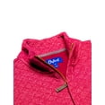 thumbnail image 2 of Oxford America Men's Linden 1/4-Zip Quilted Golf Pullover, Large Cardinal Red -, 2 of 2