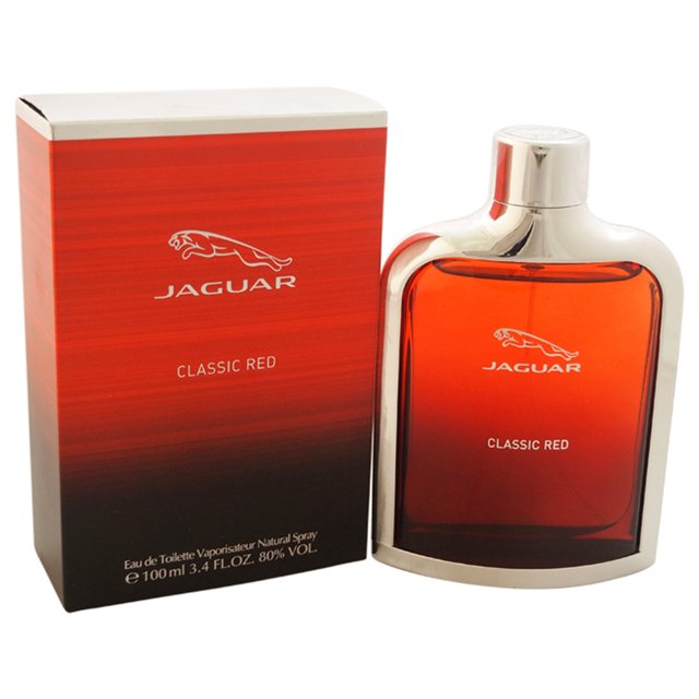 Perfume EDT Spray Jaguar Jaguar Classic Red EDT Spray Caballero 3.4 oz