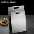 thumbnail image 4 of 2026 New Titanium Cutting Board - 100% Pure Titanium Cutting Boards for Kitche, Upgrade Double Sided Food-Grade Titanium Board, Thick Titanium Cutting Board for Home Kitchen Cooking, 4 of 10