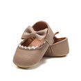 thumbnail image 5 of Yoyauz Baby Girl Mary Jane Shoes Anti Slip Rubber Sole Ballet Slippers Princess Dress Wedding Shoes Newborn Kids Shoes Toddler Shoes（0-12 Month）, 5 of 5