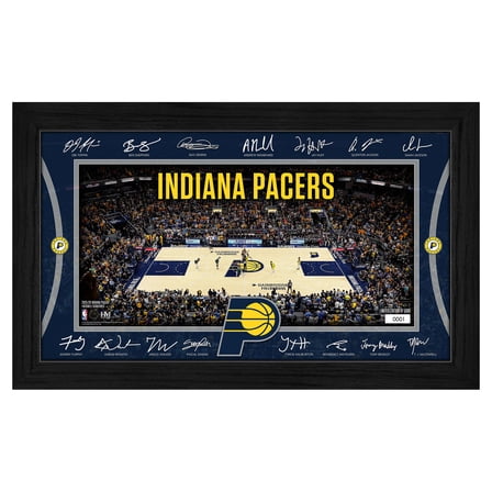 Highland Mint  Indiana Pacers 2025 Signature Court Framed Picture