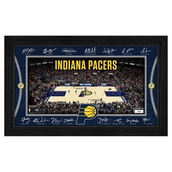 Highland Mint  Indiana Pacers 2025 Signature Court Framed Picture