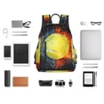 thumbnail image 4 of Disketp Tennis Ball In Fire And Water Mochila Ligera e Impermeable, Mochila de Día Resistente para Viajes, Senderismo y Uso Diario para Hombre y Mujer, 4 of 7