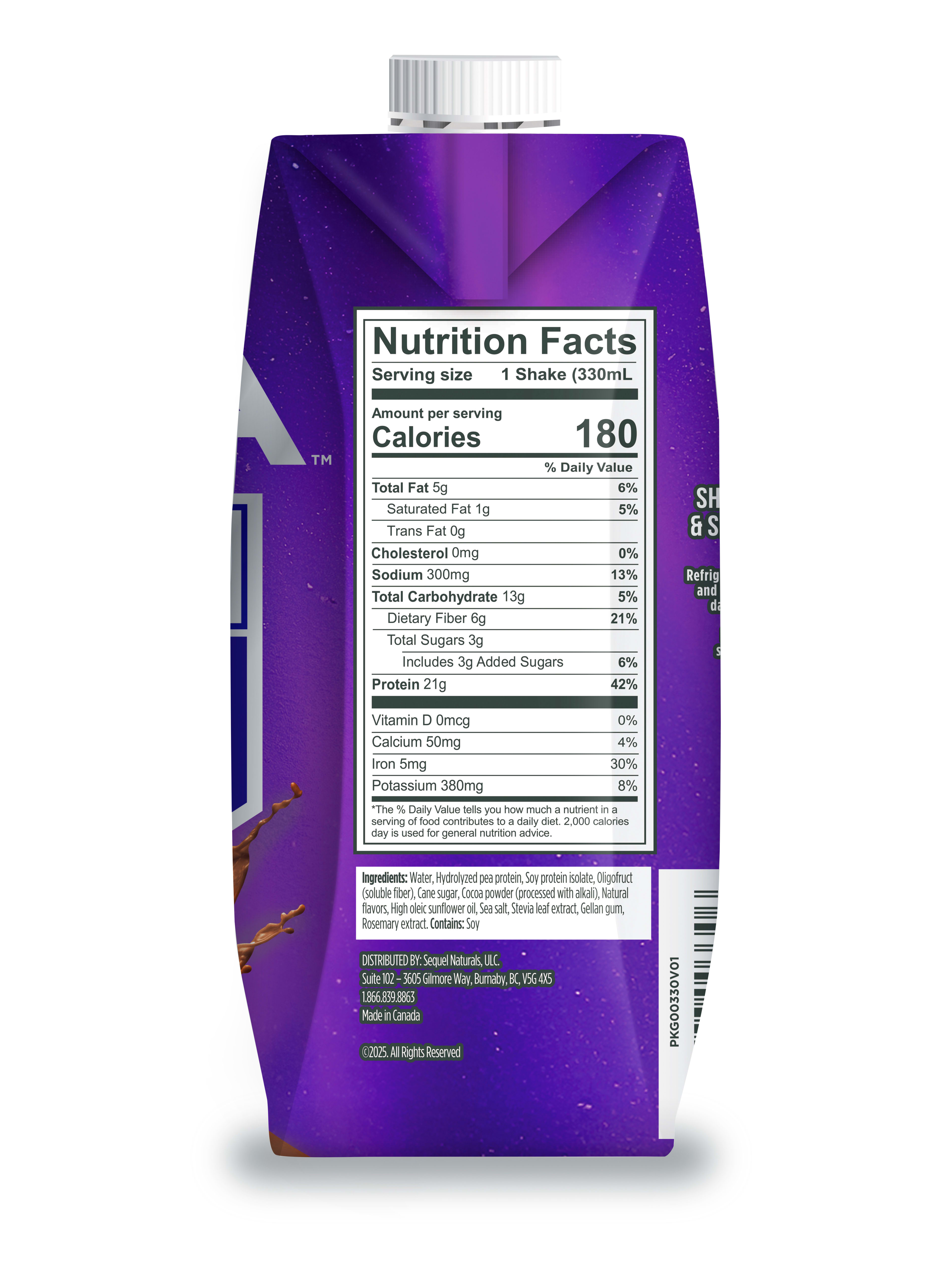 VEGA PROTEIN SHAKE – DAIRY FREE CHOCOLATE
