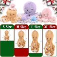 thumbnail image 4 of Muñeco de peluche DENTRUN Octopus con forma de animal de peluche para niños y adultos, 4 of 9