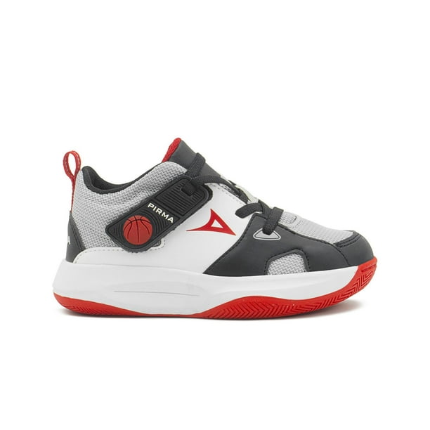 Tenis Pirma Deportivos Para Niño Basquetbol Antiderrapante gris 16.5