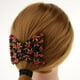 thumbnail image 4 of Peine Doble de Cabello Abalorios para Púrpura Zulema Peines dobles para el cabello elásticos, 4 of 8