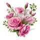 thumbnail image 2 of CaiYueKe Waterproof Vinyl Car Stickers Decorative Floral Rose Design Auto Exterior Body Decals for Vehicle Window Bumper Laptop Wall Tile Bathroom Home Decor Removable Adhesive Art Sticker, 2 of 7
