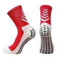 thumbnail image 6 of 4 Pairs Men‘s Grip Soccer Socks Non Slip Grippy Women Socks for Football Basketball Sports, 6 of 6
