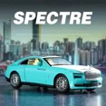 thumbnail image 2 of Modèles de Voitures en Alliage 1:32 Rouleaux Royce Spectre Jouets Haute Simulation Métal Moulé sous Pression Jouet Lumineux Cadeaux pour Enfants Collection Sans Boîte, 2 of 6