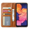 thumbnail image 5 of Allytech Wallet Case for Galaxy A10 / Galaxy M10, Premium PU Leather Slim Fit Folio Flip Kickstand Lightweight Shockproof Cards Cash Holder Wallet Cases Coves for Samsung Galaxy A10/ Galaxy M10, Brown, 5 of 6