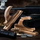 thumbnail image 2 of Gun rack wall mount, solid wood shotgun and rifle wall mount for sword bow gun display, vintage gun rack, perfect gift for men, 2 of 5