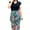 Black, variant on TSADFHJI Corduroy Skirts for Women Long Fashion Women Sexy O-Neck Short Sleeve Splicing Flower Printing Dress Xxl Red