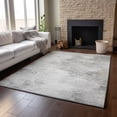 thumbnail image 6 of Addison Rugs Mayfield Washable Transitional Abstract Silver Rectangle Rug, 9' x 12', 6 of 6