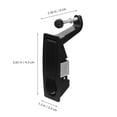 thumbnail image 2 of CRILSTYLEO Adjustable Cabinet Door Latch Lock with Lever Compression, Zinc Alloy Rustproof Black Finish for Secure Closure, 2 of 8