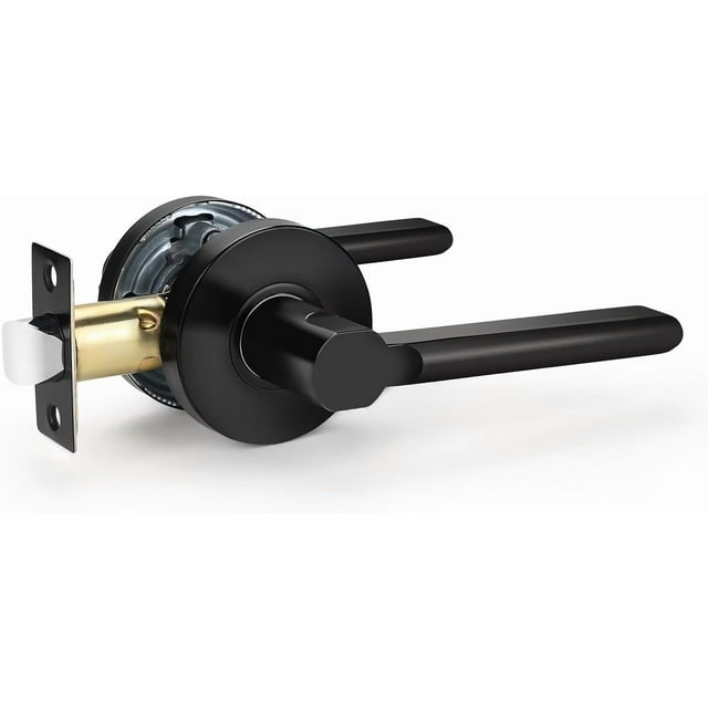 Levier de Poignée de Porte Intérieur Mat - Verrou de Passage pour Garde-Robe et Couloir Quincaillerie de Porte en Acier Inoxydable Robuste